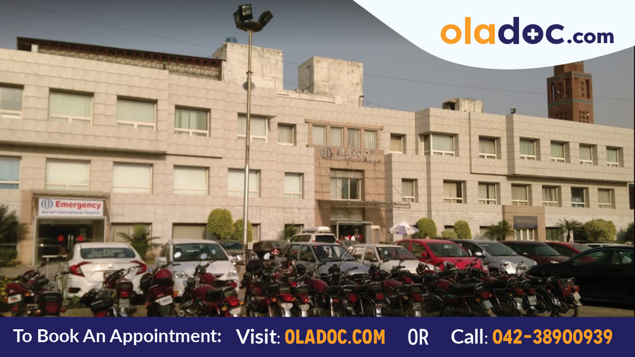 Front View of Maroof International Hospital Islamabad